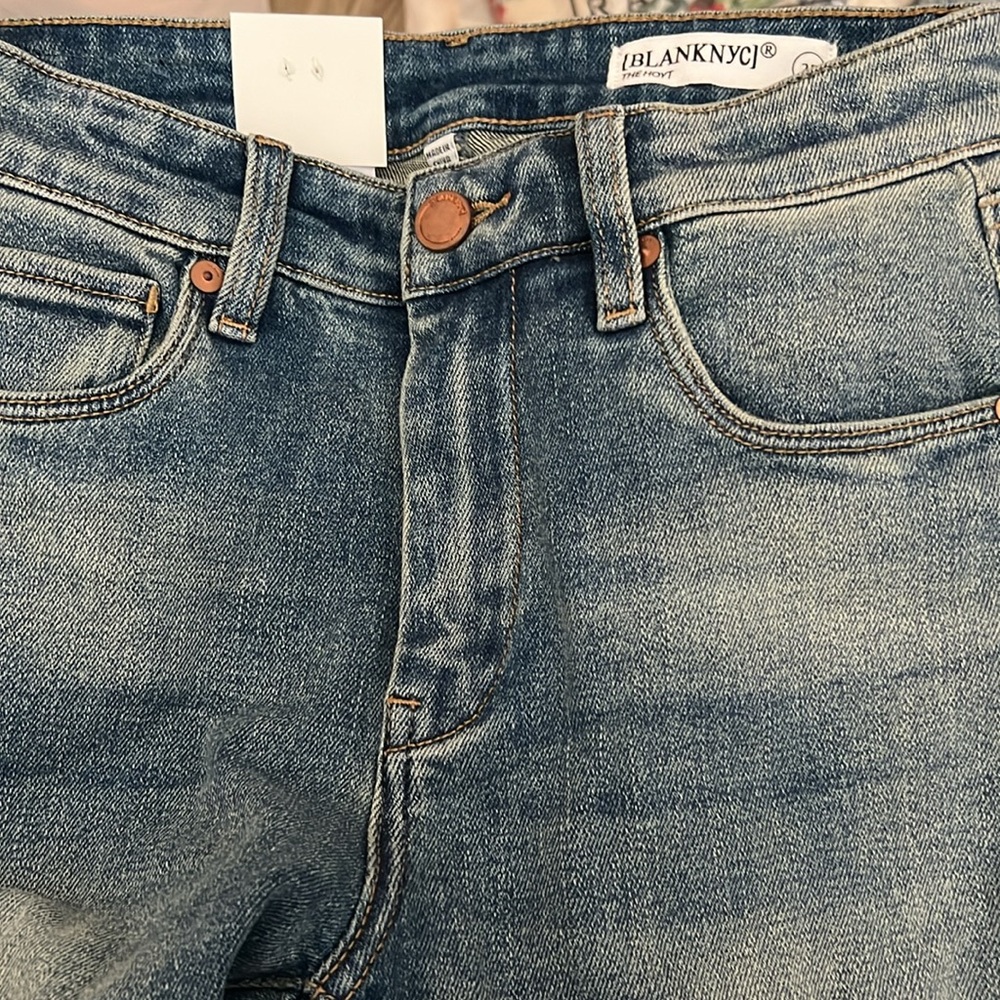 Blank NYC NWT high rise mini flare jeans size 25 - Picture 7 of 9